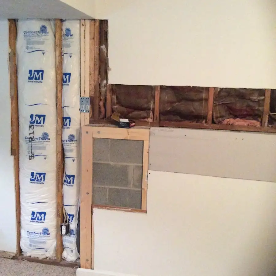 Wall insulation replacement during Structural Drying in Mount Healthy